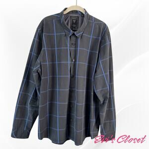 GUESS Slim Fit Button Down Casual Slim Fit Shirt Mens Size XXL Long Sleeve